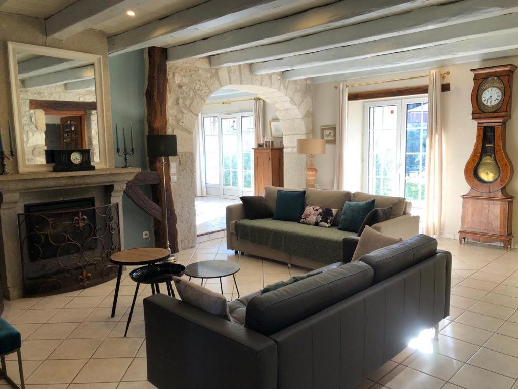 Gite De L'Ancheronne 12 Couchages Spa Lavans-sur-Valouse Luaran gambar