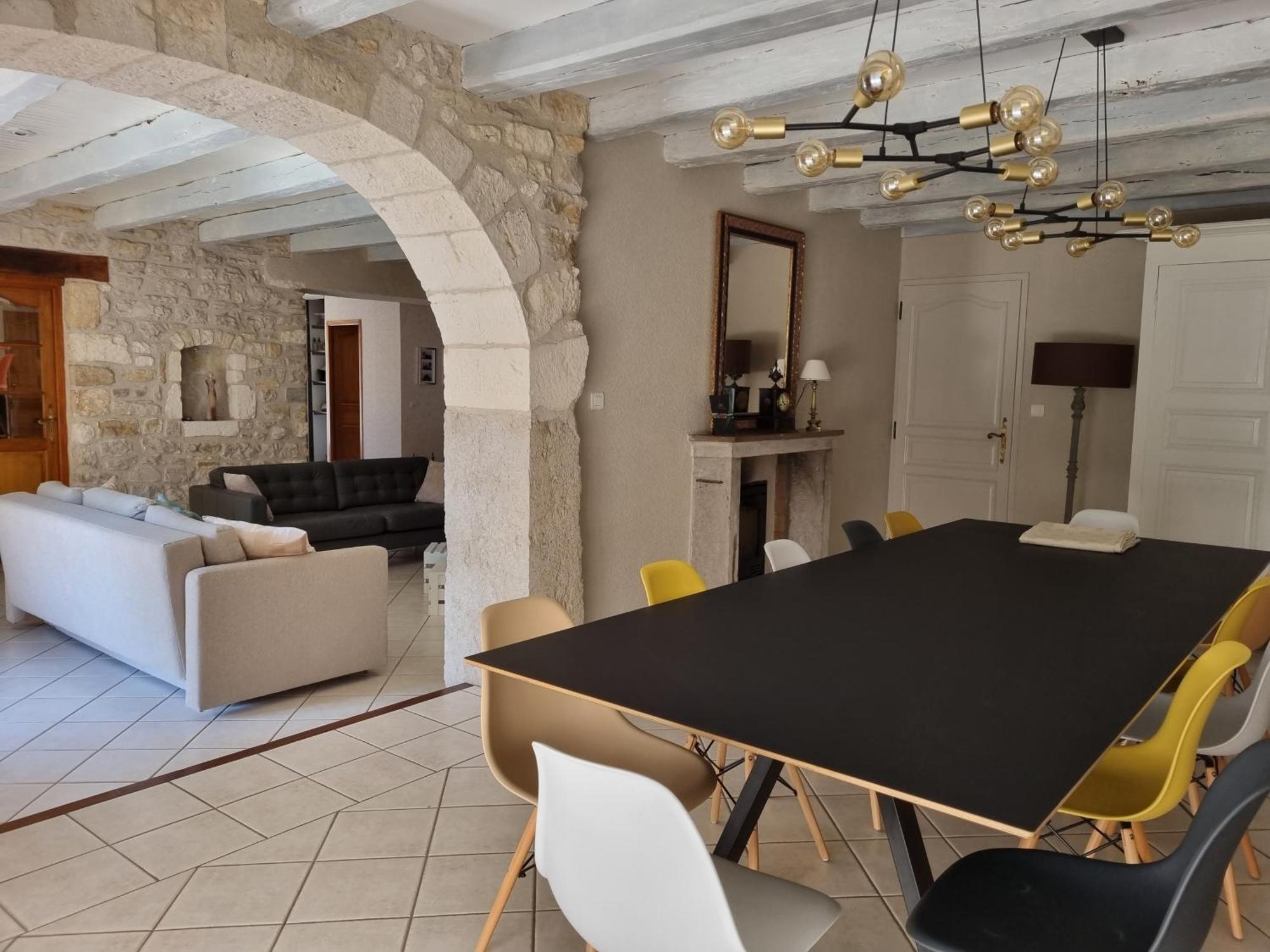 Gite De L'Ancheronne 12 Couchages Spa Lavans-sur-Valouse Luaran gambar